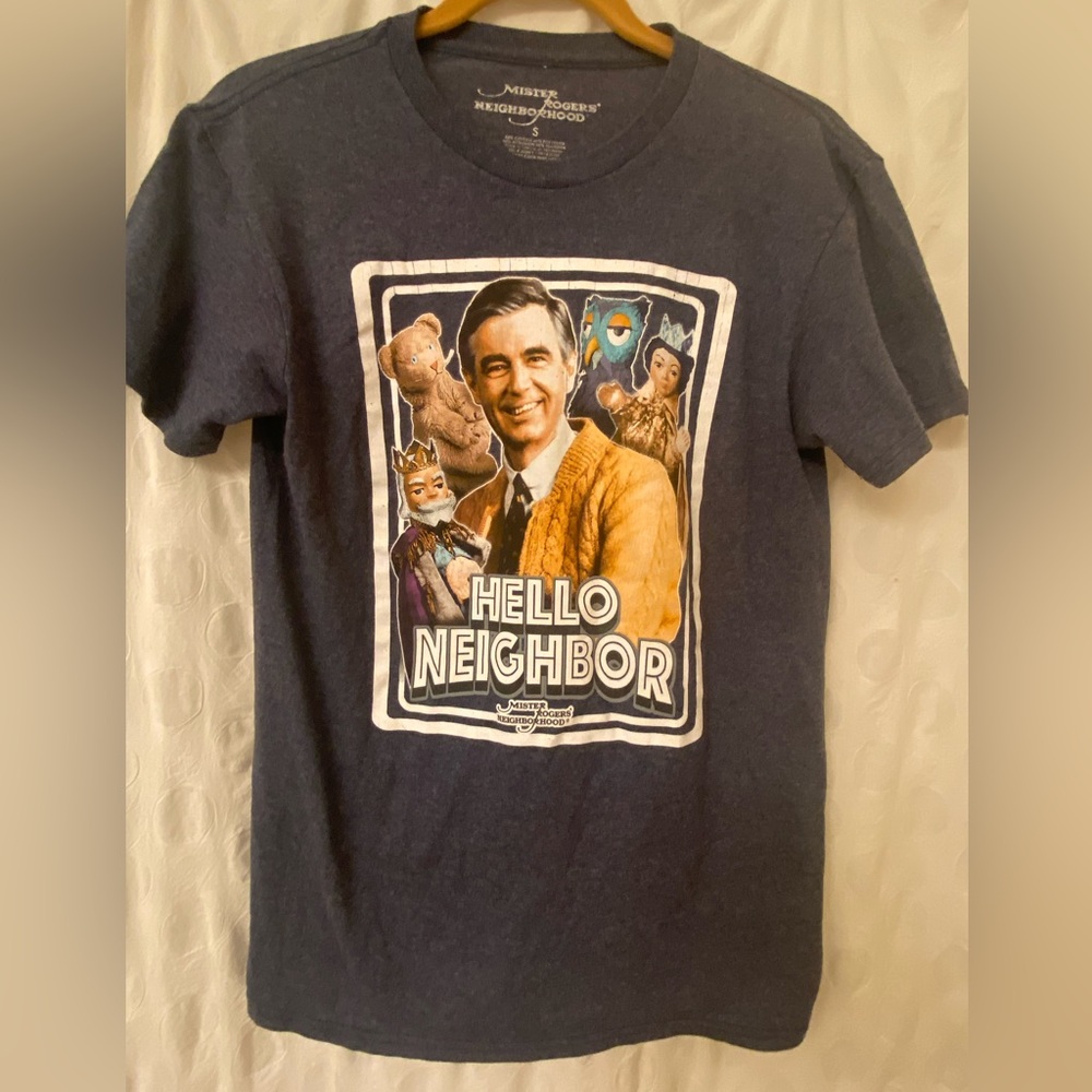 Women’s size large Me.Rogers tee.